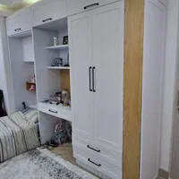 کمد دیواری نئوکلاسیک وتخت کمجا