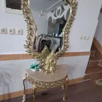 اینه شمعدان فلزی کاملانو