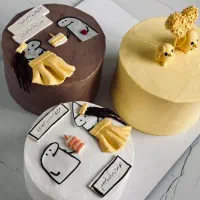 کیک تولد و کافی شاپی