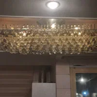 ۱ لوستر ۳۰×۹۰ ۱۶ شاخه، ۲ لوستر ۷۰×۷۰ ۱۲ شاخه