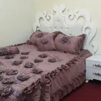 روتختی مخمل با گل‌های ساتن