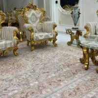 مبل سلطنتی و میز نهار خوری