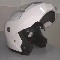 کلاه کاسکت فک متحرک و عینک برند EK|قطعات یدکی و لوازم جانبی|خمینیشهر, |دیوار