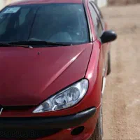پژو 206 مدل 80 قرمز