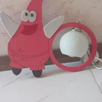 لوستر چوبی اتاق کودک با لامپ