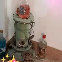 چراغ قدیمی نفتی علاالدین والور|کلکسیون اشیاء عتیقه|کهک, |دیوار