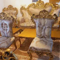مبل ونهارخوری استیل سلطنتی کلاف درشت فروش فوری
