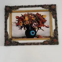 تابلو فرش ابریشم مصنوعی