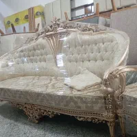 مبل سلطنتی 9نفره چوب راش و گردو 15ماهه|مبلمان خانگی و میز عسلی|میاندوآب, |دیوار