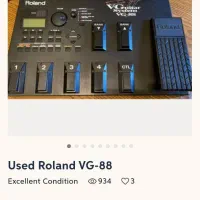 roland vg-88 Guitar synth - multi effect pedal|گیتار، بیس، امپلیفایر|شیراز, غدیر جنوبی|دیوار