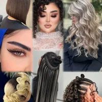 بامدل موادپوست دیپلم کراتین مژه ناخن رنگ ومش آموزش