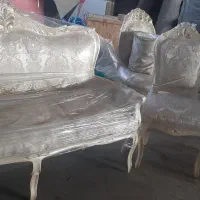 مبل استیل ۹ نفره|مبلمان خانگی و میز عسلی|رباطکریم, شهرک صنعتی سبلان|دیوار