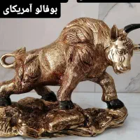 بوفالو تمام قلم برنزی