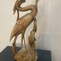 مجسمه چوبی قدیمی