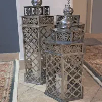 فانوس کنار سالنی ۳ عدد|صنایع دستی و سایر لوازم تزئینی|تهران, هلال احمر|دیوار