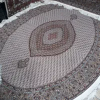 فرش آشپزخانه ماهی خوی کرم بیضی۱۵۰×۲ متر سایز