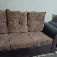 مبل چرم وپارچه