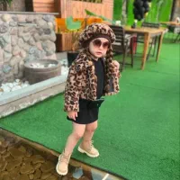 ست پالتو کلاه تونیک بچه گانه