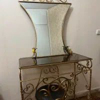 تخت و میز ارایش  فرفورژه|تخت و سرویس خواب|تهران, سازمان برنامه شمالی|دیوار