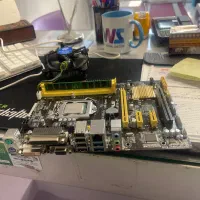 مادربرد نسل ۴ asus hb1-mc همراه با رم ۴ و سیپیو|قطعات و لوازم جانبی رایانه|اردبیل, |دیوار