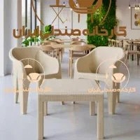میز و صندلی پلاستیکی مدل پارس نهارخوری غذاخوری