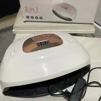 دستگاه یووی ناخن (دو دست)  به همراه زیر دستی ناخن