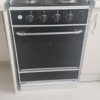 اجاق گاز  ۴ شعله طرح فر مبله