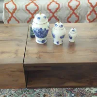 میز بزرگ جلو مبلی نئو کلاسیک چهار تیکه