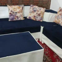 یک دست مبل شش نفره چوبی