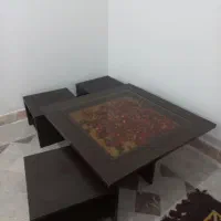 میز جلو مبلی با ۳تا عسلی