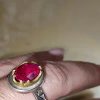 انگشتر نقره سرخ