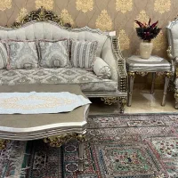 مبل سلطنتی۷نفره و میز نهارخوری۸ نفره