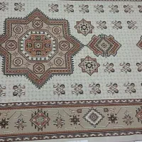 گلیمی برای راه پله رنگ کرم