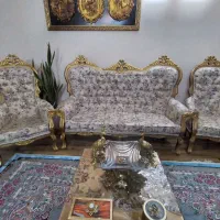مبلمان ۹ نفره سلطنتی|مبلمان خانگی و میز عسلی|گلبهار, شهر جدید گلبهار|دیوار