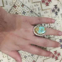 نقره دستسازقلم زنی فیروزه نیشابوراصل امضادار|جواهرات|شیراز, آزادگان|دیوار