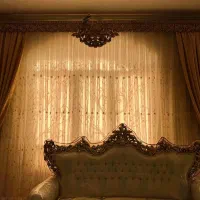 پرده سالم فروشی با دستک