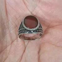 انگشتر عقیق نقره ۹۲۵