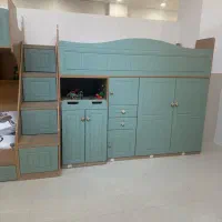 تخت  دو طبقه نوجوان،جوان مدل آیسان|تخت و سرویس خواب|چهاردانگه (تهران), |دیوار