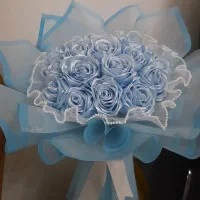 دسته گل روبانی با کیفیت بالا