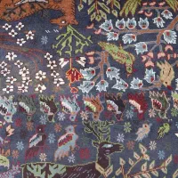 فرش دستبافت قالیچه دستباف|فرش|کیلان, |دیوار