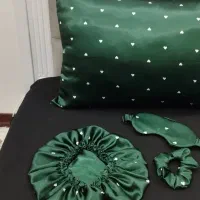 ست روبالشتی و چشم بند کلاه ساتن|رختخواب، بالش، پتو|بندر ماهشهر, |دیوار