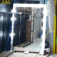 آینه قدی لامپی سایز بزرگ ایستاده