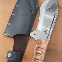 چاقو شکاری فولادی  ۳۵ سانت تیغه برنده