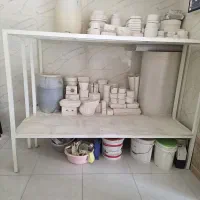 قفسه فلزی دو طبقه بزرگ