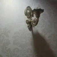 لوستر دیوارکوب تک شاخه برنز