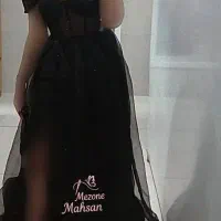 پیرهن مجلسی سنگ دوزی شده کار بسیار شیک|لباس|خرمآباد, |دیوار