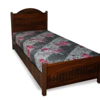 تخت یک نفره ممبران شرکتی طرح چوب