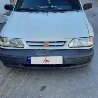 پراید سفید مدل ۱۳۷۵