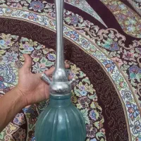 قلیون برنجی سفید نقره ای اصیل