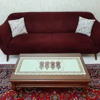 کاناپه ۳نفره و میز جلو مبلی|مبلمان خانگی و میز عسلی|فردیس, |دیوار